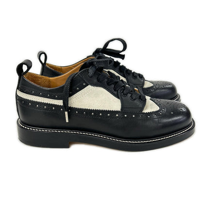tq-s-ydn YODANICHI Leather/Suede Low-Cut Wingtip Shoes Shoes 4 Men's