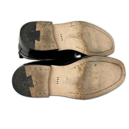 tq-s-ydn YODANICHI Leather/Suede Low-Cut Wingtip Shoes Shoes 4 Men's