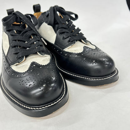 tq-s-ydn YODANICHI Leather/Suede Low-Cut Wingtip Shoes Shoes 4 Men's