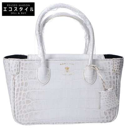 A.D.M.J. Accessoires De Mademoiselle ADMJ 【新品同様】20AW01007 ヒマラヤクロコ型押し ミニ トートバッグ