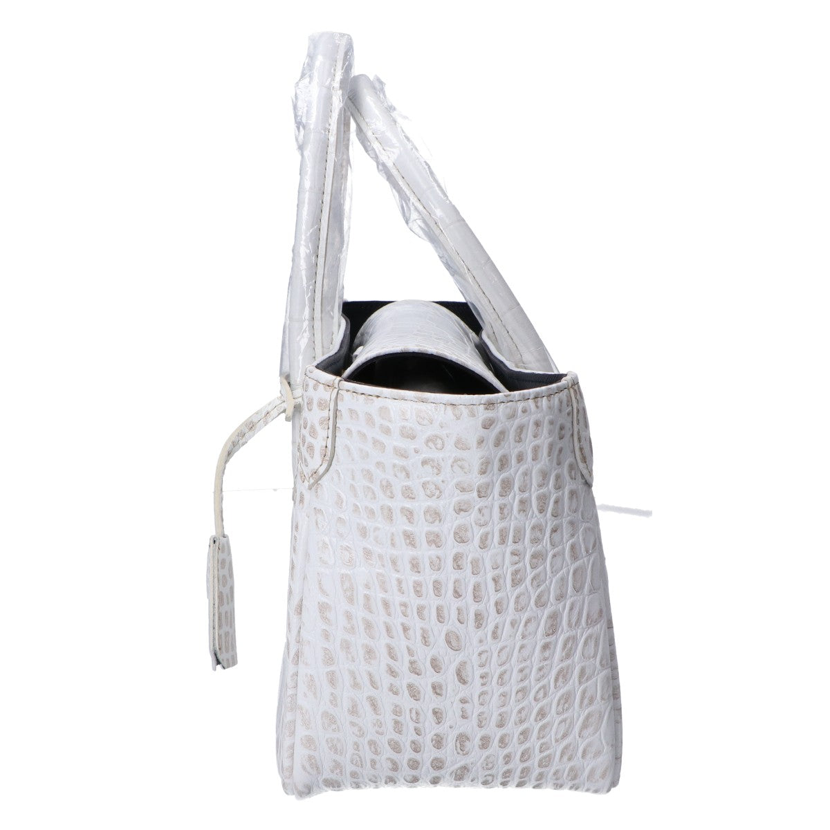 A.D.M.J. Accessoires De Mademoiselle ADMJ 【新品同様】20AW01007 ヒマラヤクロコ型押し ミニ トートバッグ