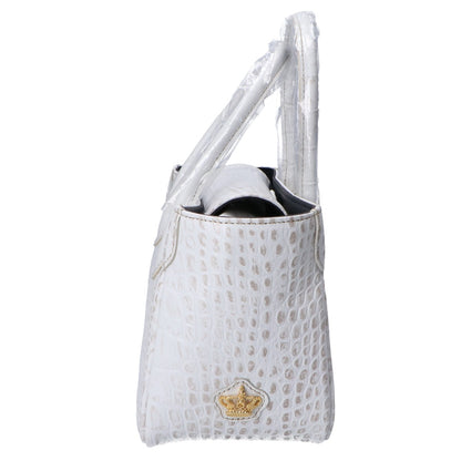 A.D.M.J. Accessoires De Mademoiselle ADMJ 【新品同様】20AW01007 ヒマラヤクロコ型押し ミニ トートバッグ