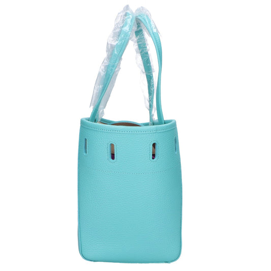 A.D.M.J. Accessoires De Mademoiselle ADMJ [Near Mint] Shrink Leather Grosgrain Ribbon Conclusion Tote Bag
