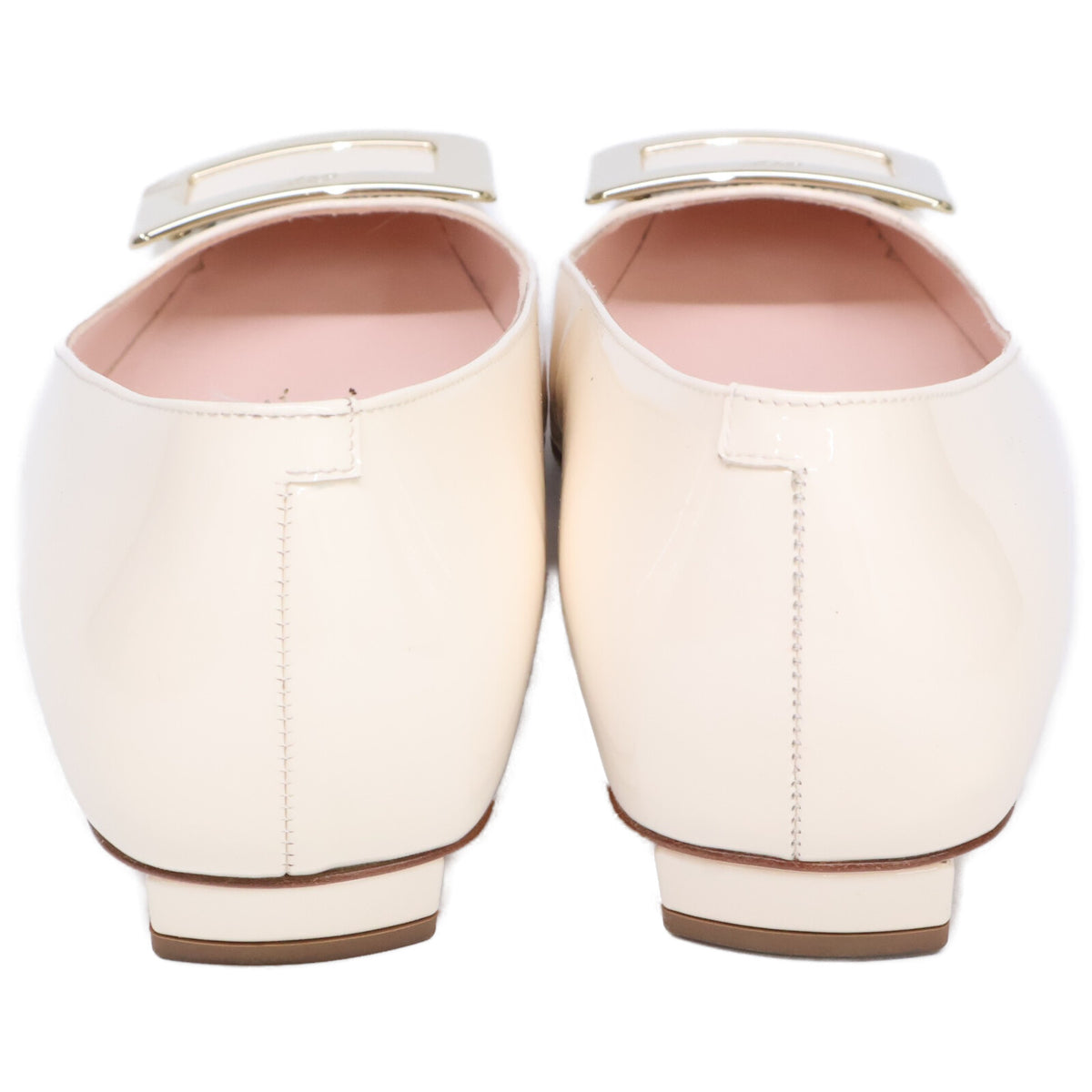 RogerVivier ロジェヴィヴィエ 【美品】RVW00700920D1P9997 ベルヴィヴィエパテントレザーメタルバックルキトン パンプス シューズ