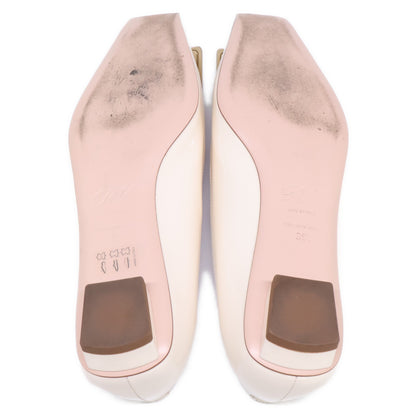 RogerVivier ロジェヴィヴィエ 【美品】RVW00700920D1P9997 ベルヴィヴィエパテントレザーメタルバックルキトン パンプス シューズ