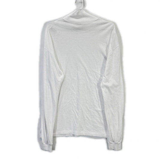 AURALEE オーラリー A22AP03ST 22AW ホワイト コットン100 SEAMLESS HI NECK L/S TEE カットソー トップス