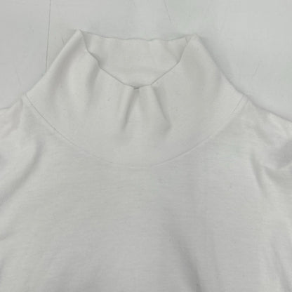 AURALEE オーラリー A22AP03ST 22AW ホワイト コットン100 SEAMLESS HI NECK L/S TEE カットソー トップス