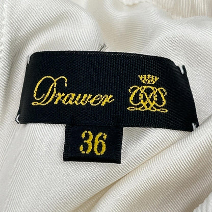 DRAWER ドゥロワー 6514-299-1543 ホワイト RESORT1 ツイルドロストパンツ ボトムス