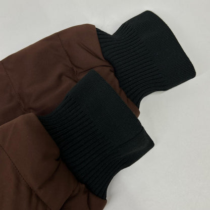 DESCENTE DG4FJK02L Brown Padded Full-Zip Jacket Jacket