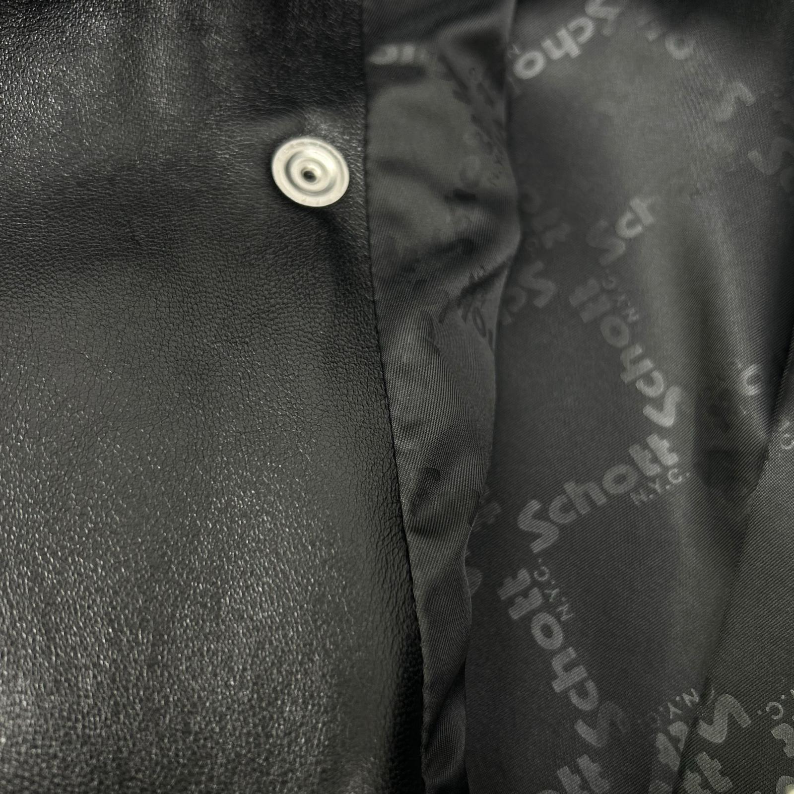 782-3950077 25 Model Black Sheep Leather NEW DOUBLE BREAST RIDERS Jacket L Men's
