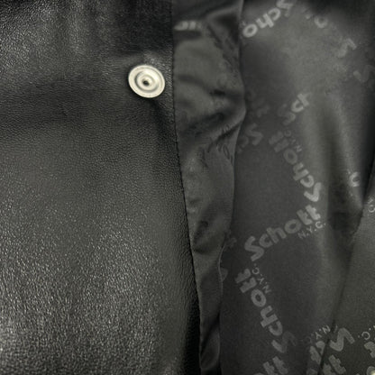 782-3950077 25 Model Black Sheep Leather NEW DOUBLE BREAST RIDERS Jacket L Men's