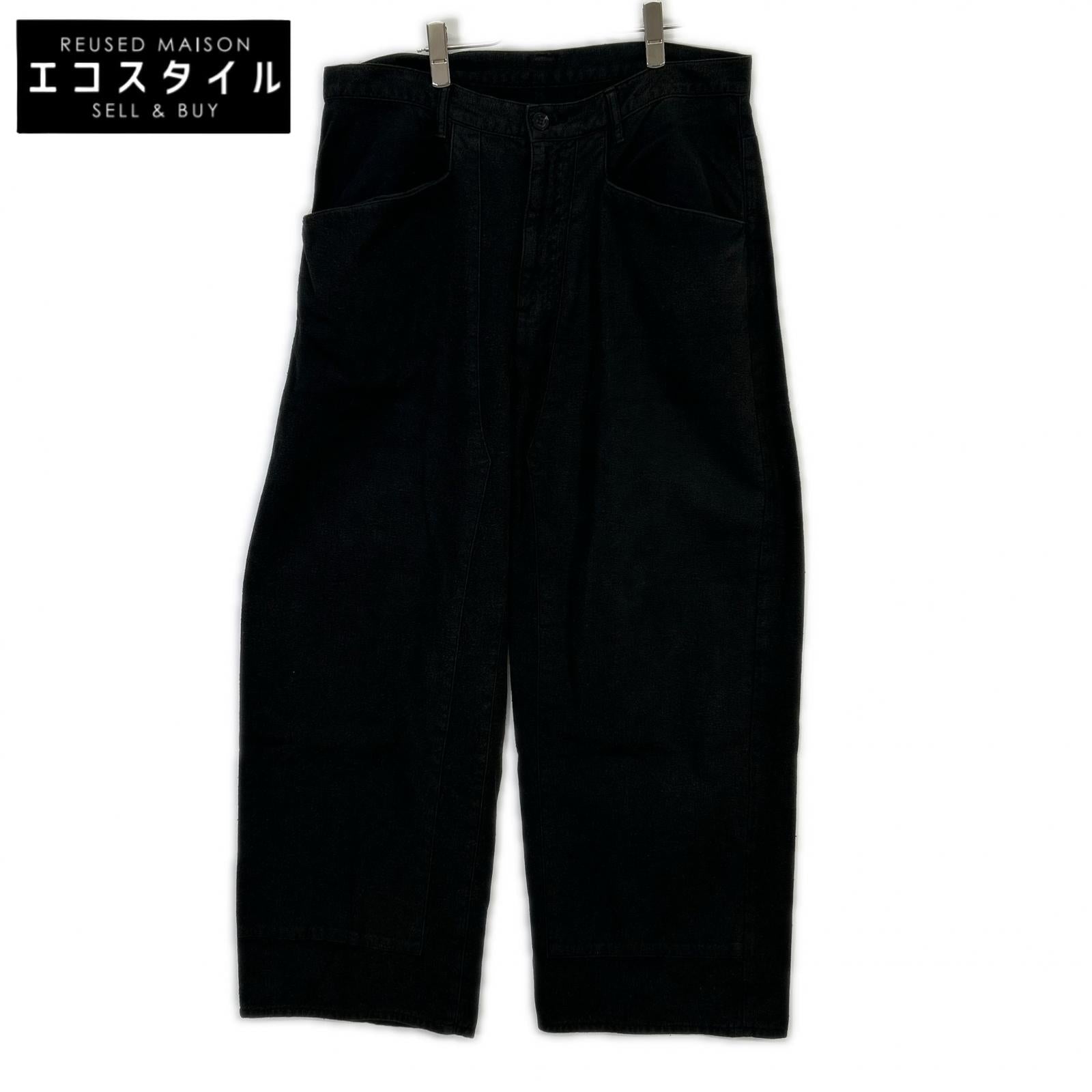 ANCELLM アンセルム 26SS ANC-PT112 ブラック C/R DUCK DOUBLEKNEE