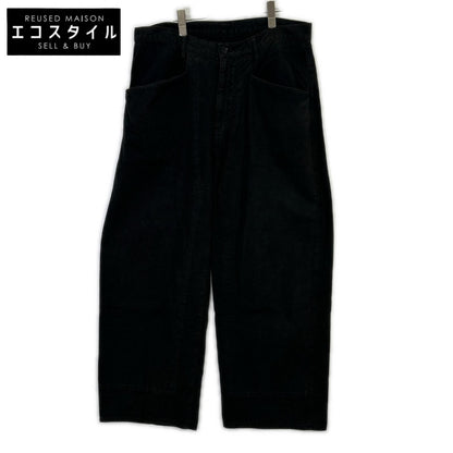 ANCELLM アンセルム 26SS ANC-PT112 黑色 C/R DUCK DOUBLEKNEE PANTS/鸭绒双层膝盖长裤 下装