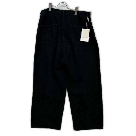 ANCELLM ANC-PT112 Black C/R DUCK DOUBLEKNEE PANTS Bottoms 26SS