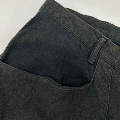 ANCELLM アンセルム 26SS ANC-PT112 黑色 C/R DUCK DOUBLEKNEE PANTS/鸭绒双层膝盖长裤 下装