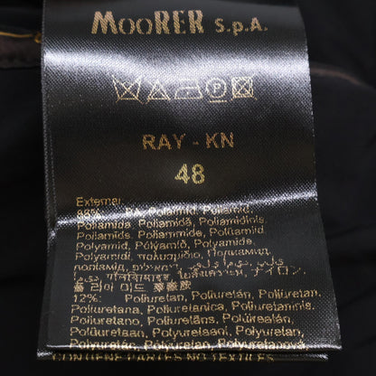 MOORER ムーレー 美品 ACQUA RAY-KN ホワイトグースダウン スランドカラー W-ZIPダウンブルゾン ジャケット