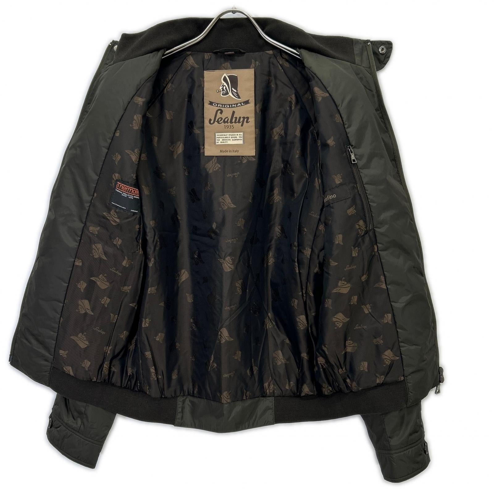 Sealup シーラップ 7578SEU/9683 PORTOFINO カーキ ナイロン スタンドカラー W-ZIP ボマージャケット/ブルゾン ジャケット