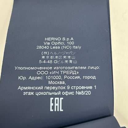 HERNO 赫尔诺 JC002UL-50017 Laminar系列 黑色 棉质尼龙拼接 拉链运动夹克 上衣