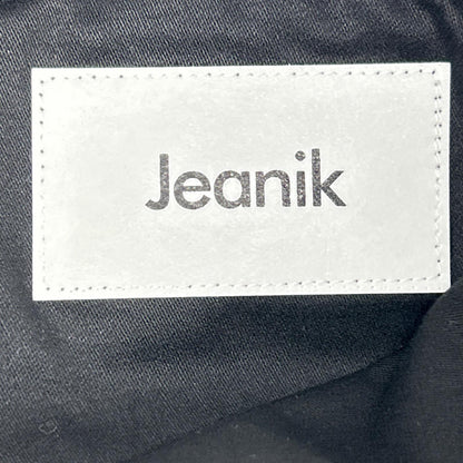 Jeanik ジーニック JEANIK103 BAKER ブラック コットン ジップフライ ダブルステッチ ベイカーパンツ ボトムス