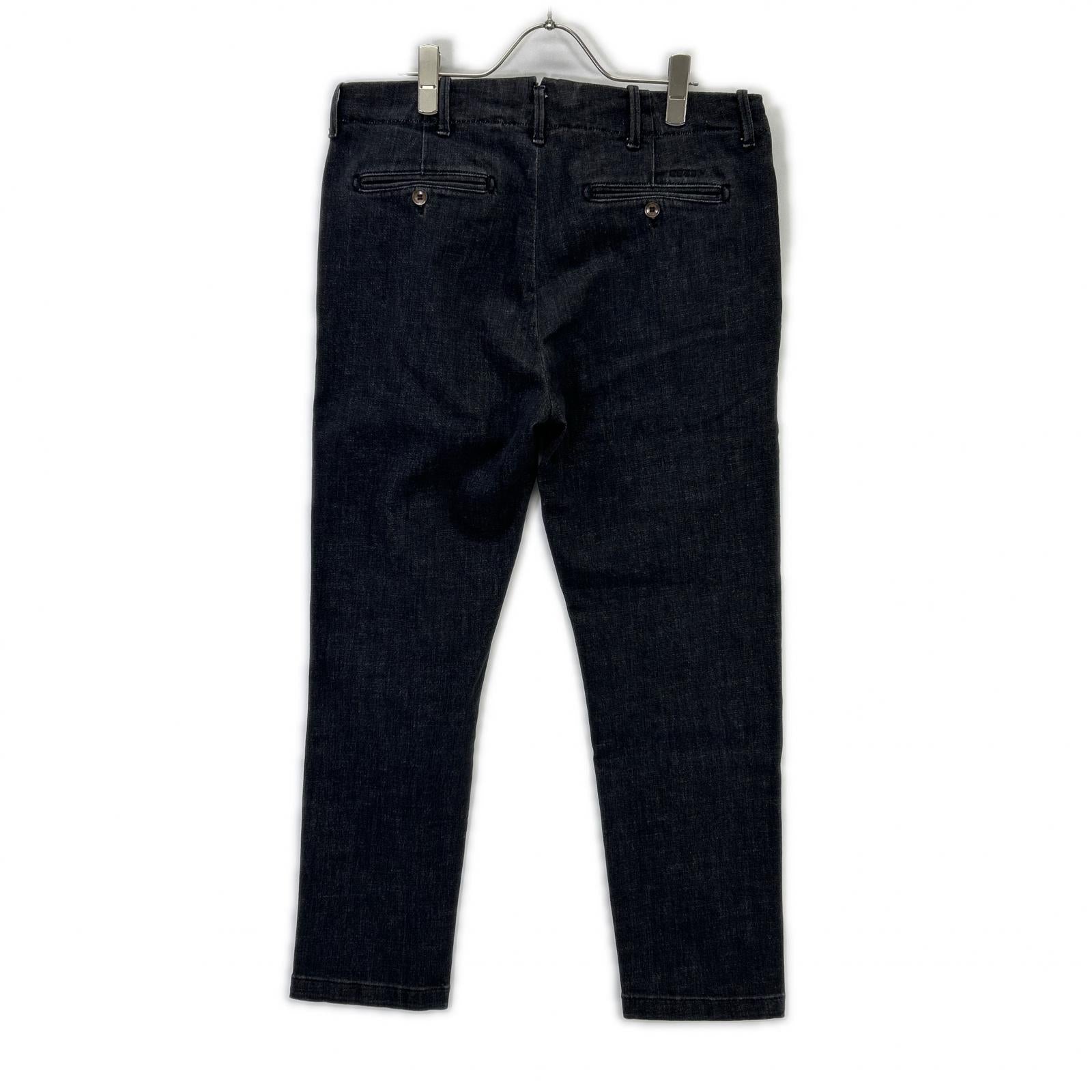 YPU037 ROBUSTO/Robust Wash Black Button Fly Denim Chino Pants Bottoms 31 Men's
