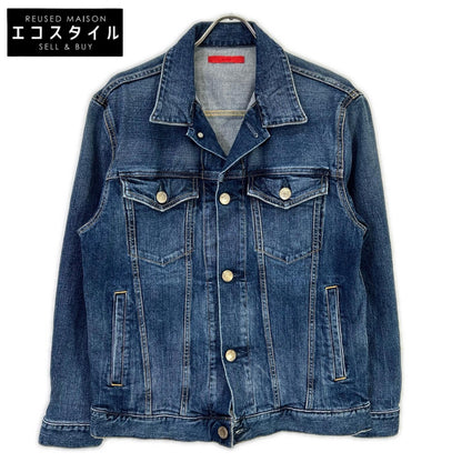 BEAMS bespoke BMG001 Blue Cotton Metal Button Holiday Jacket/Denim Jacket Jacket 2 Men's