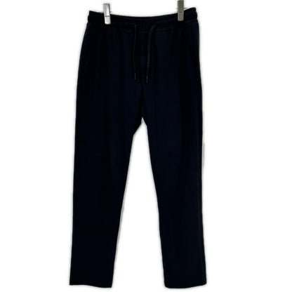 CN2532 Black Cotton Drawstring Light Jersey Easy Pants Bottoms 46 Men's