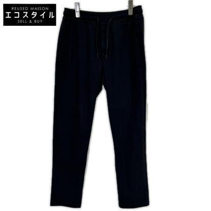 CN2532 Black Cotton Drawstring Light Jersey Easy Pants Bottoms 46 Men's