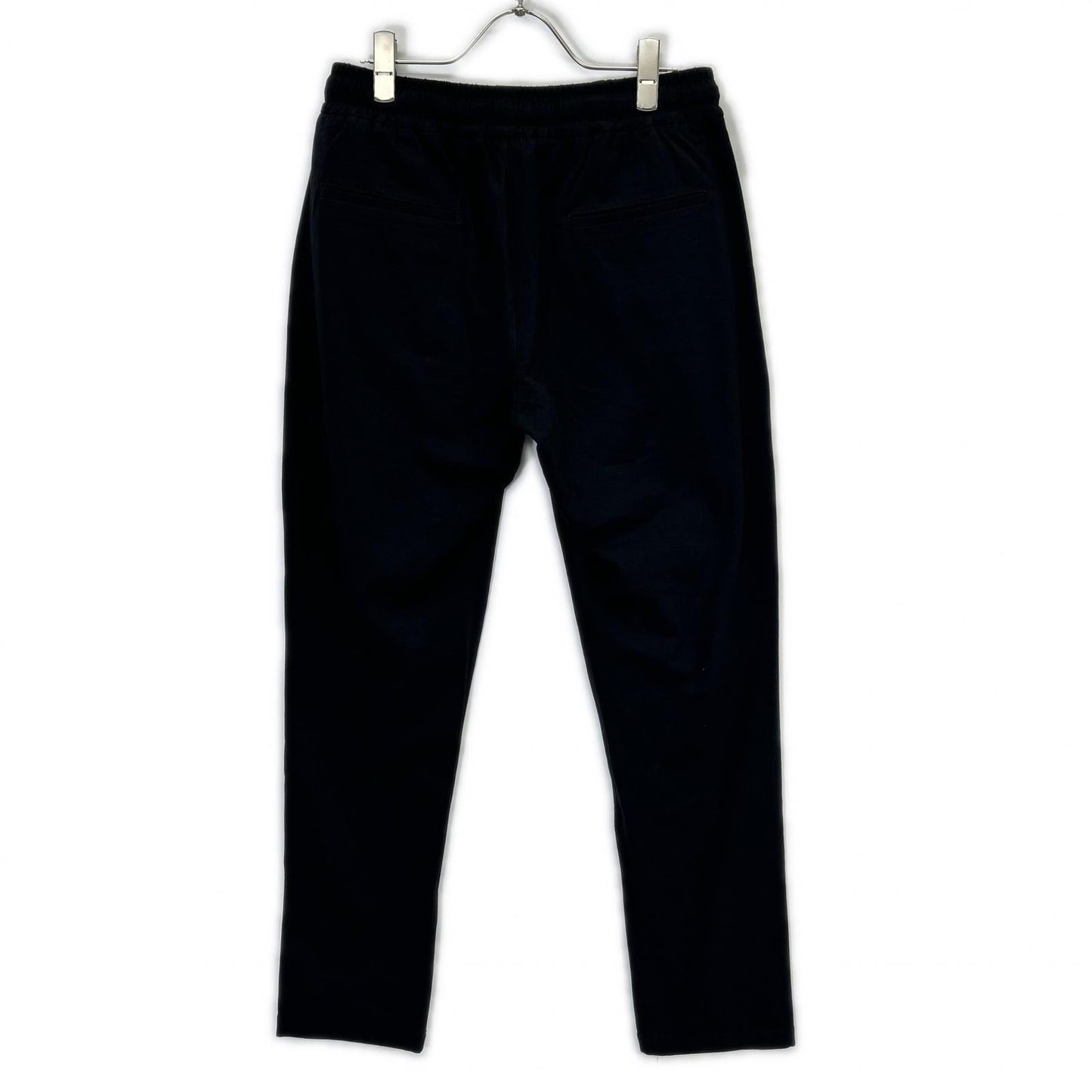 CN2532 Black Cotton Drawstring Light Jersey Easy Pants Bottoms 46 Men's