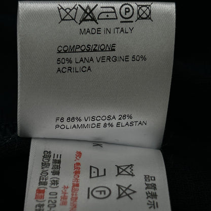 51BA419J 海军蓝 初剪羊毛×腈纶 2扣针织西装夹克/中缝西裤 套装 西服套装 M 男士