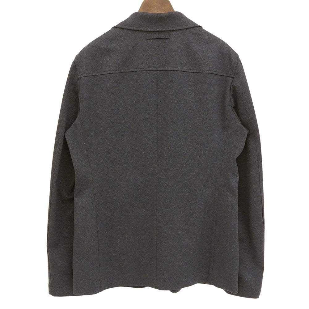 T-JACKET ティージャケット 美品 コットン 2B ジャージーテーラードジャケット メンズ ネイビー M 51G419J ジャケット