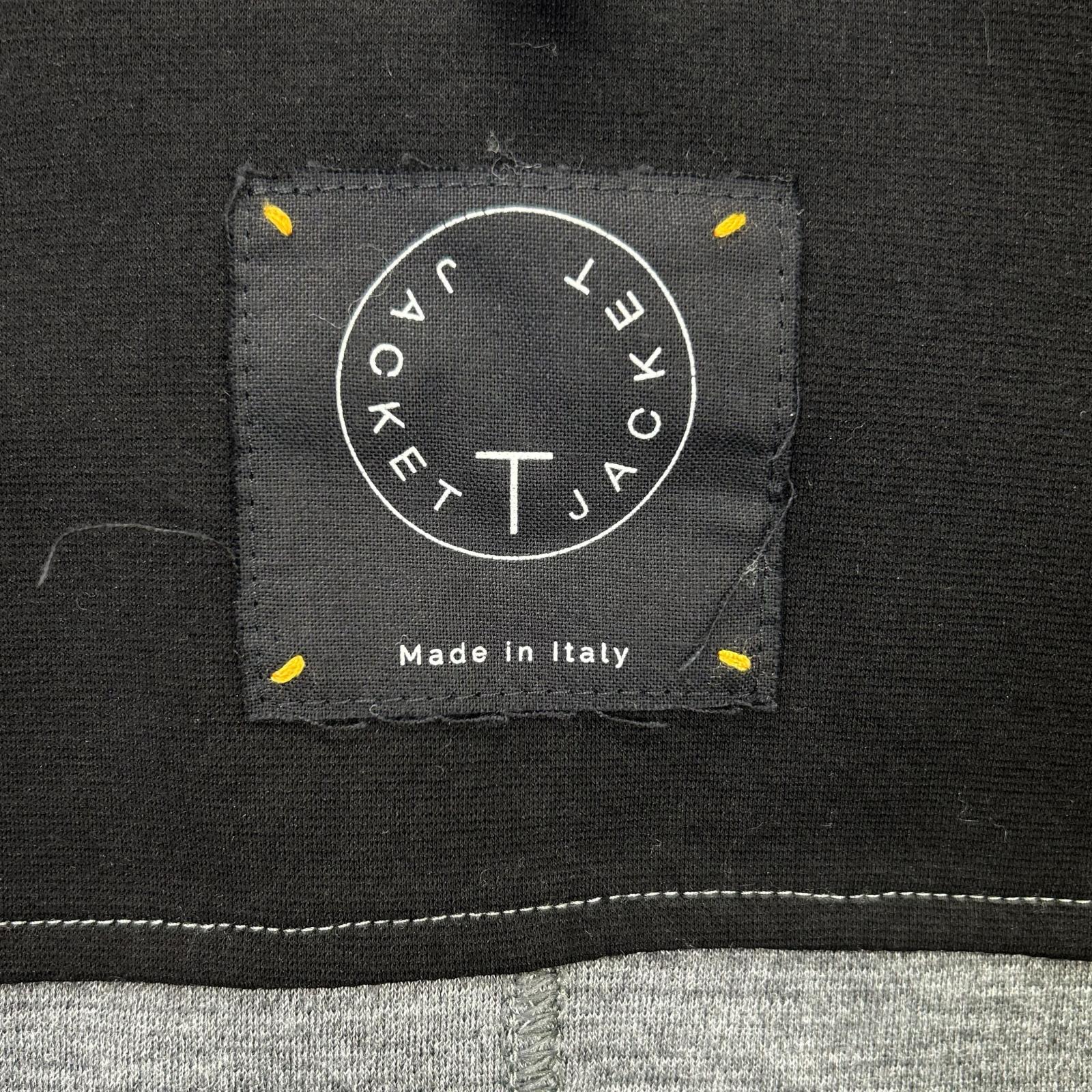 T-JACKET ティージャケット 51BA419J グレー コットン混 2Bテーラード