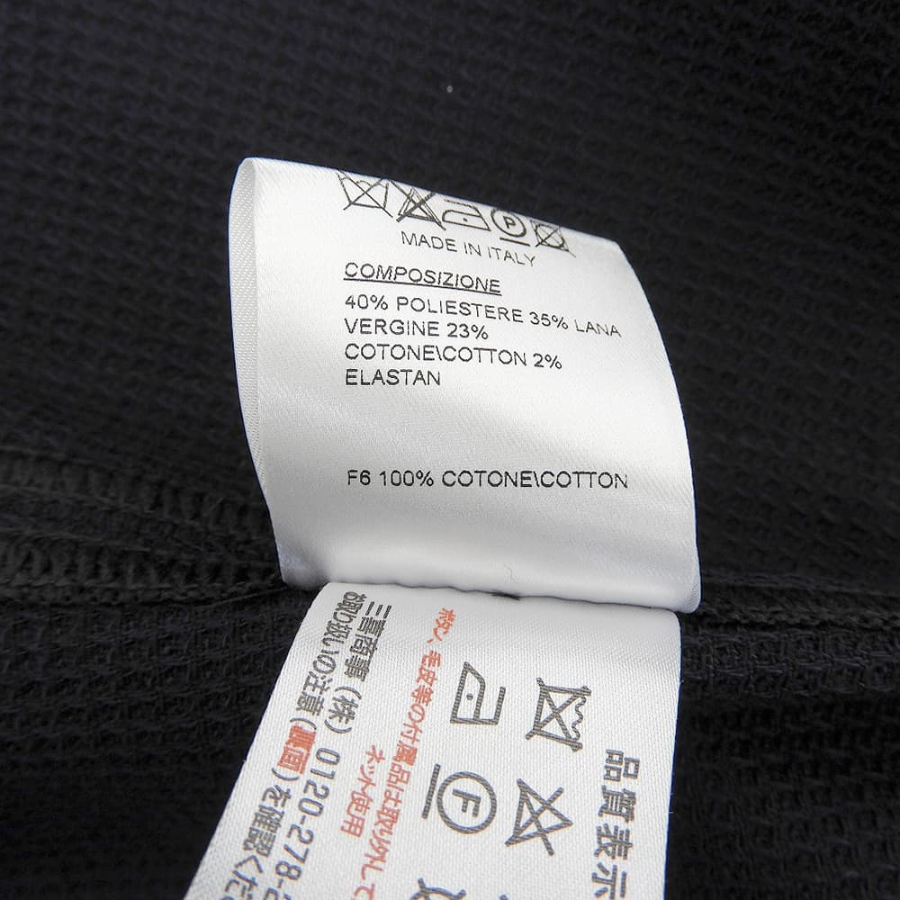 美品 棉羊毛混纺 2扣华夫格西装外套 男款 海军蓝 M 51G419J 夹克 M 男士