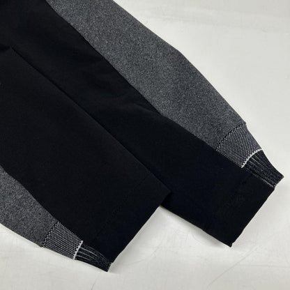 H.I.P. by SOLIDO エイチアイピーバイソリード MSH20S413 グレー×ブラック ナイロン 切り替えバイカラージップフーディ ジャケット