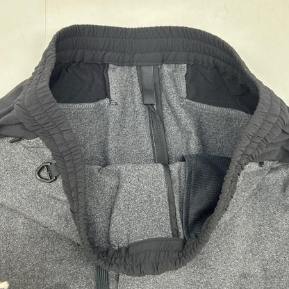MSH20S5020 Gray x Black Nylon Bi-Color Tapered Easy Pants Bottoms 03 Men's