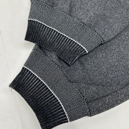 MSH20S5020 Gray x Black Nylon Bi-Color Tapered Easy Pants Bottoms 03 Men's