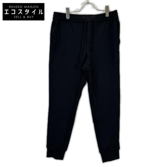 MHSL22A5142-S Black Carbon Jersey Drawstring Jogger Pants Bottoms 03 Men's