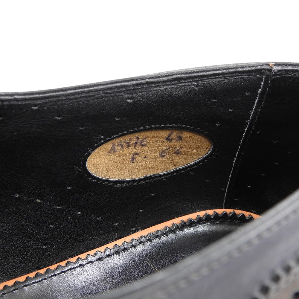 SANTONI サントーニ ブラウン×グレー ウィングチップ キルトモンクストラップ ドレスシューズ メンズ 6 1/2 シューズ