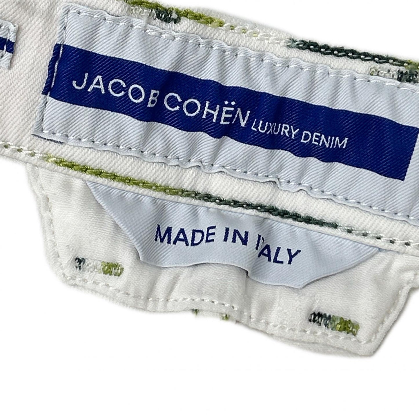 JACOB COHEN ヤコブコーエン ホワイト ハラコパッチ NICOLAS ショートパンツ ボトムス