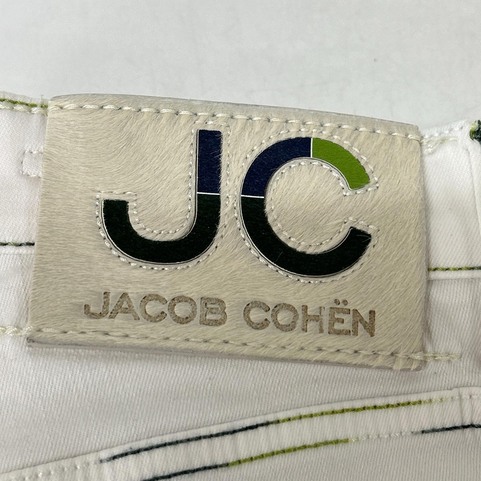 JACOB COHEN ヤコブコーエン ホワイト ハラコパッチ NICOLAS ショートパンツ ボトムス