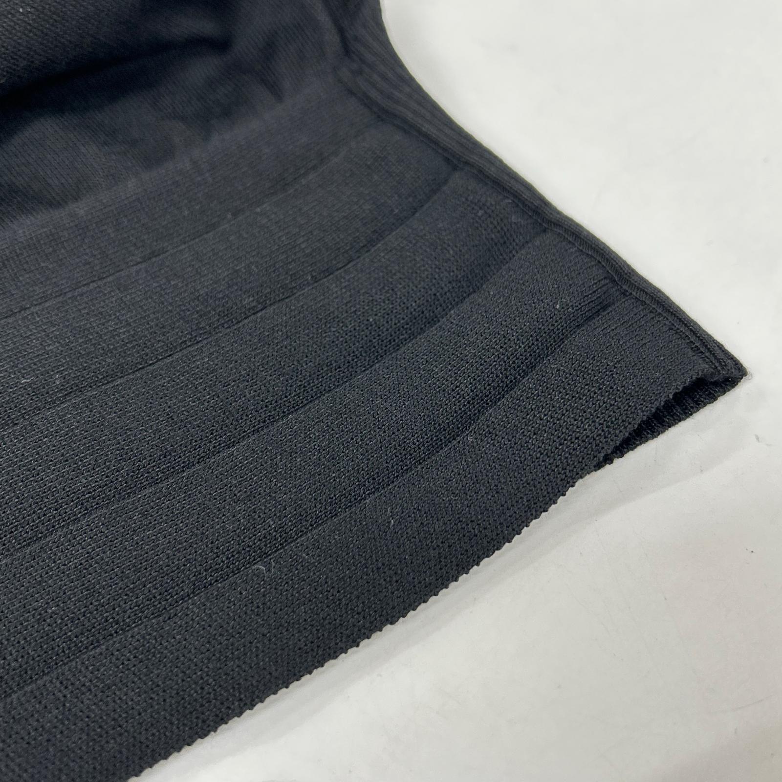 HERMES エルメス ルメール期 ブラック ボトルネック ロングスリーブ ニット トップス