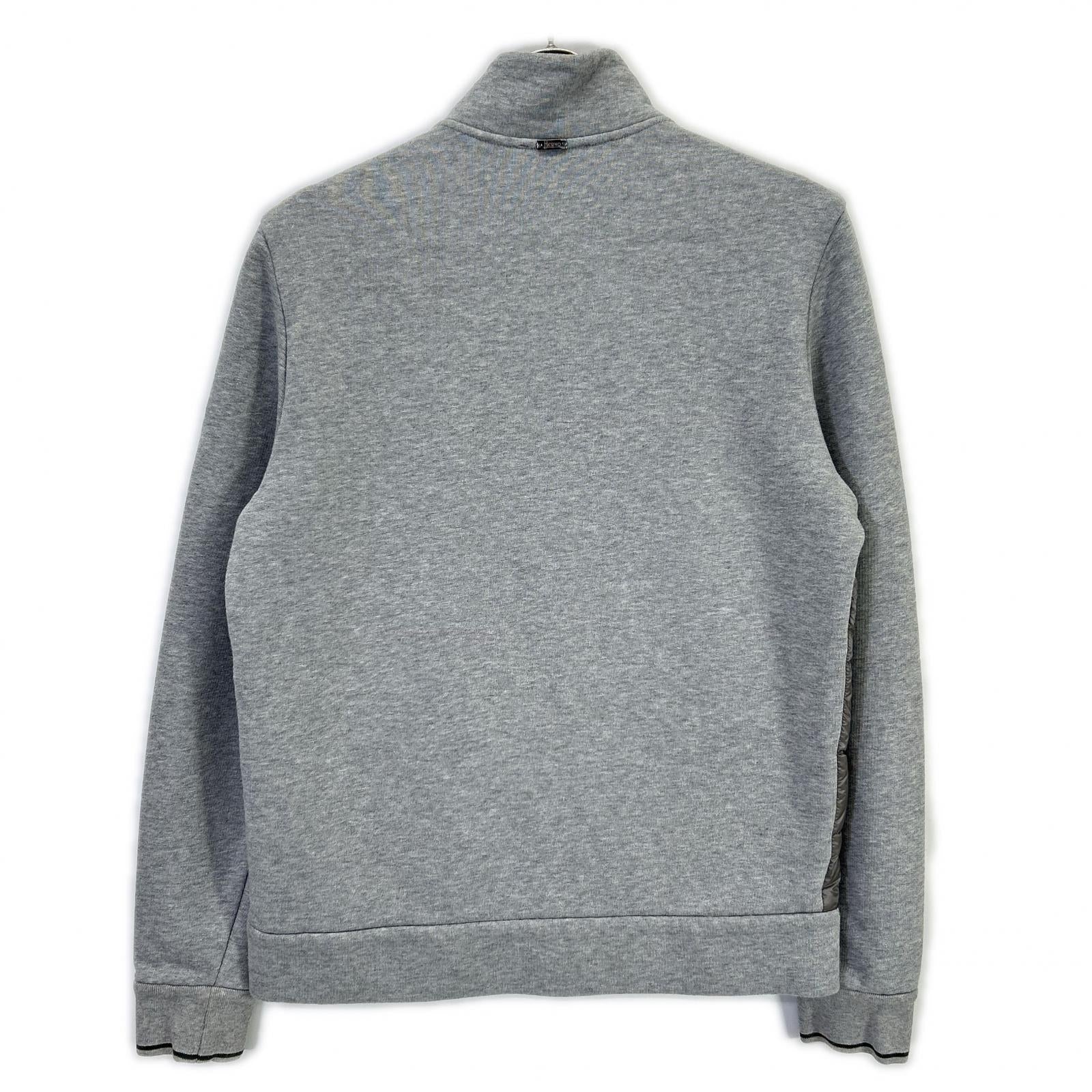 [guji Exclusive] JP005UR-M01 2021 Grey Light Down Hybrid Stand Collar Blouson Jacket 46 Men's