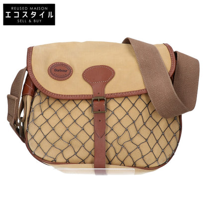 Barbour バブアー B720 ARNTON アートン キャンバス/レザー フィッシングバッグ ショルダーバッグ