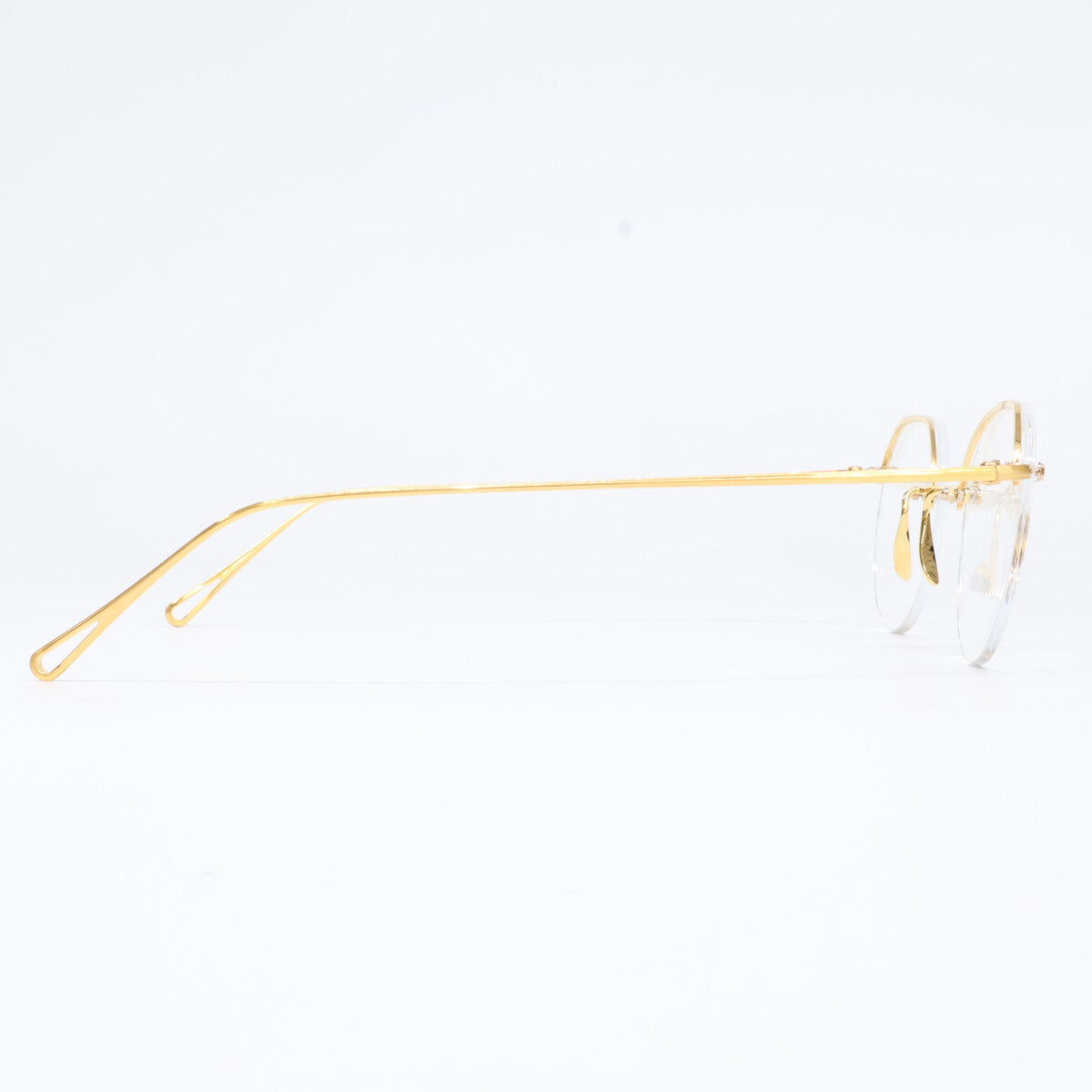 ayame アヤメ [Excellent Condition] CP RW Crown Panto Shape Rimless Eyeglasses