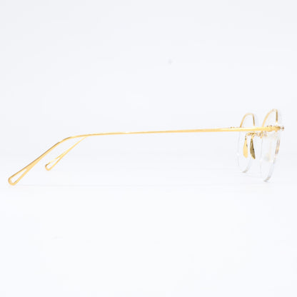 ayame アヤメ [Excellent Condition] CP RW Crown Panto Shape Rimless Eyeglasses