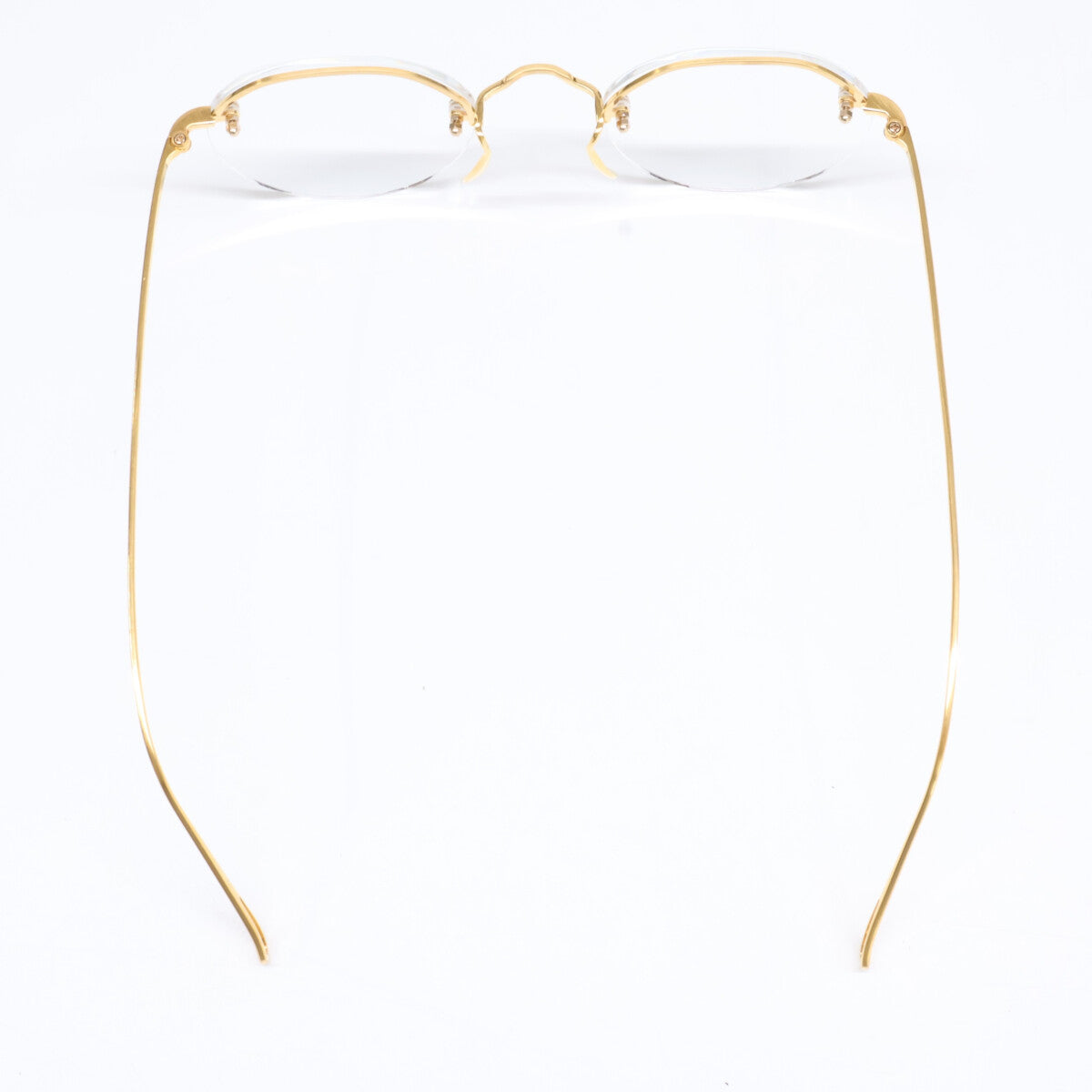 ayame アヤメ [Excellent Condition] CP RW Crown Panto Shape Rimless Eyeglasses