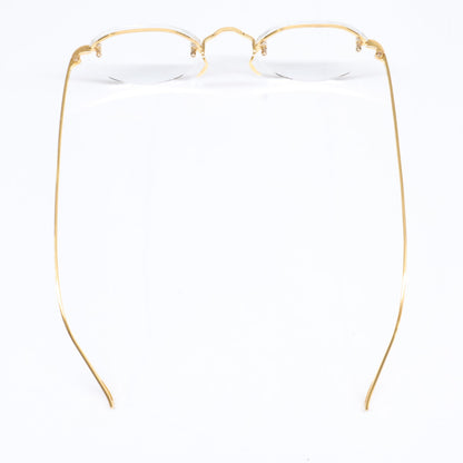 ayame アヤメ [Excellent Condition] CP RW Crown Panto Shape Rimless Eyeglasses