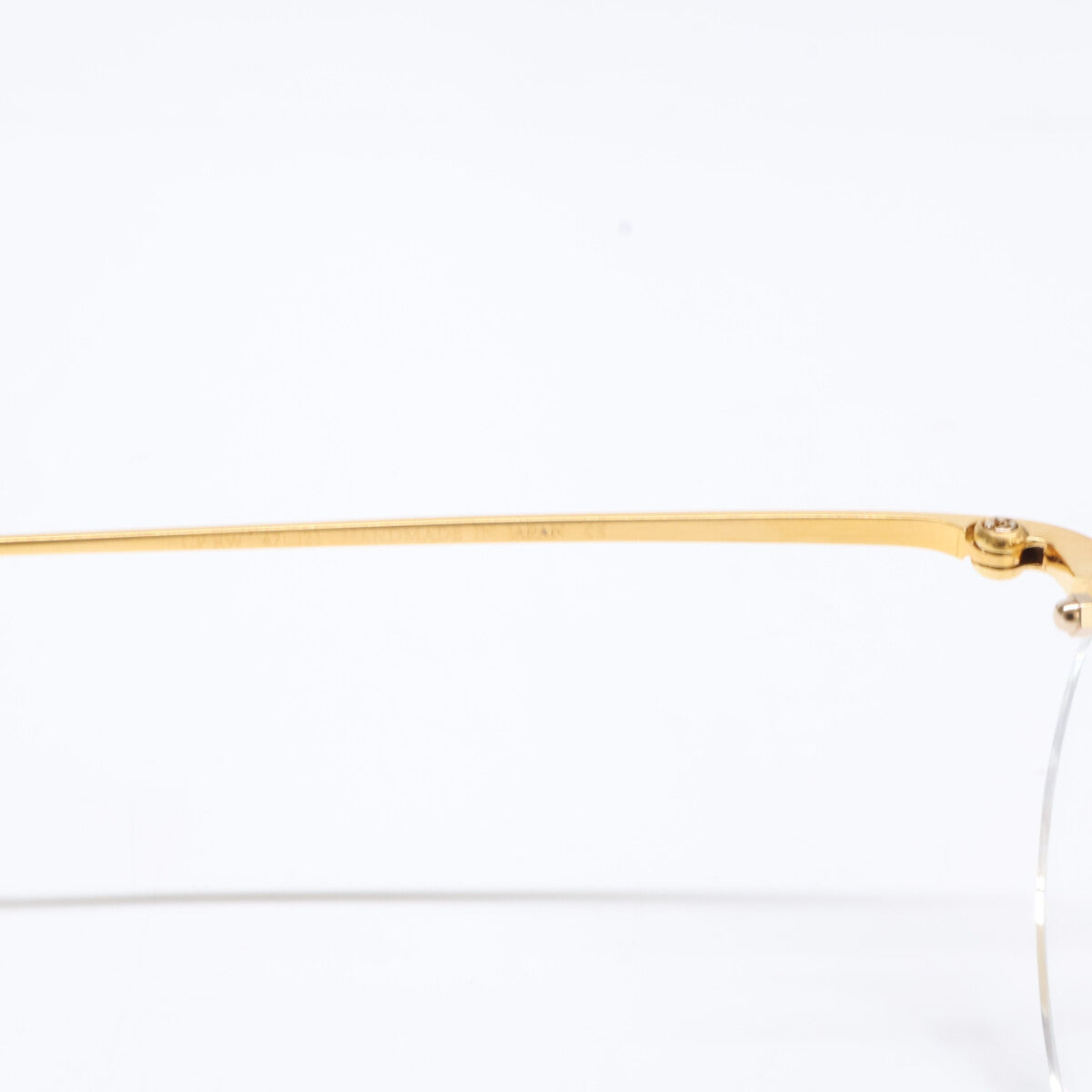ayame アヤメ [Excellent Condition] CP RW Crown Panto Shape Rimless Eyeglasses