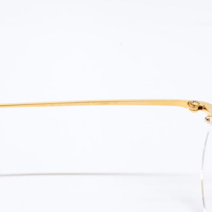 ayame アヤメ [Excellent Condition] CP RW Crown Panto Shape Rimless Eyeglasses