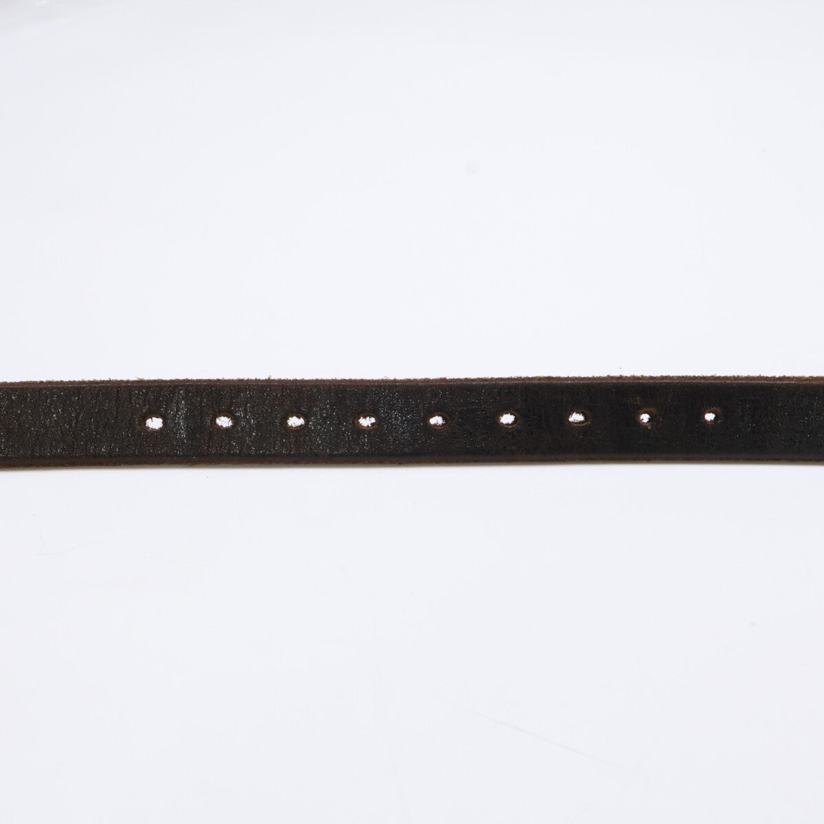 HTC Umbrella Concho Studs Narrow Leather Belt