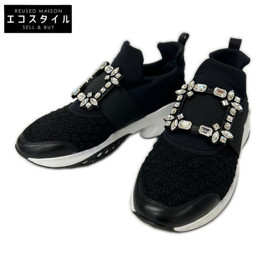Roger Vivier ロジェヴィヴィエ 【美品】RVW50624180KOTB999 VIV RUN ヴィヴ ラン ファブリック スニーカー シューズ